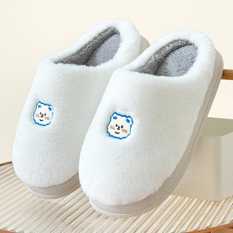Couple Slippers Winter Household Indoor