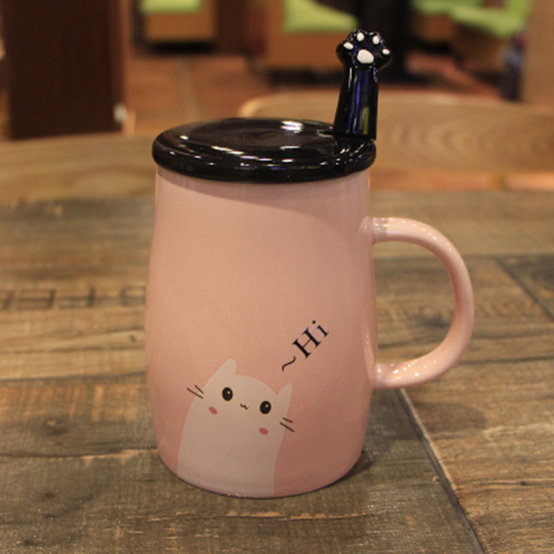 Cute cartoon ceramic cup