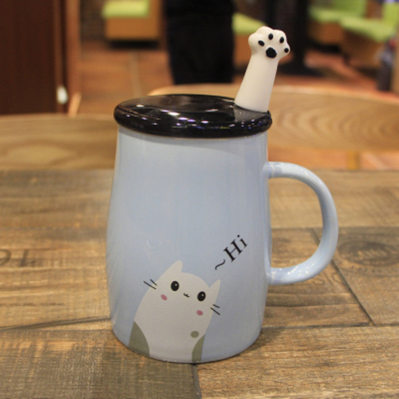 Cute cartoon ceramic cup
