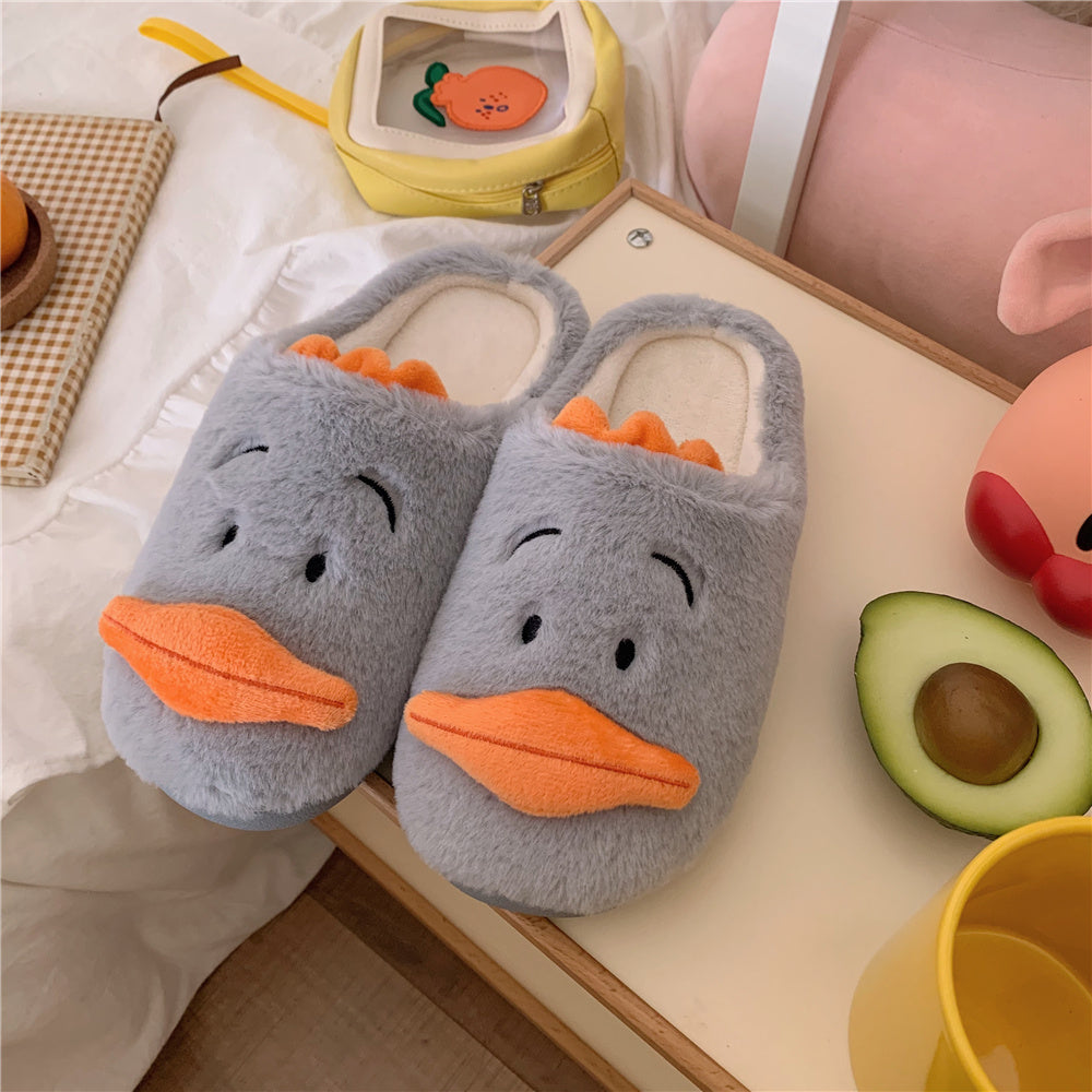 Sliver cotton slippers