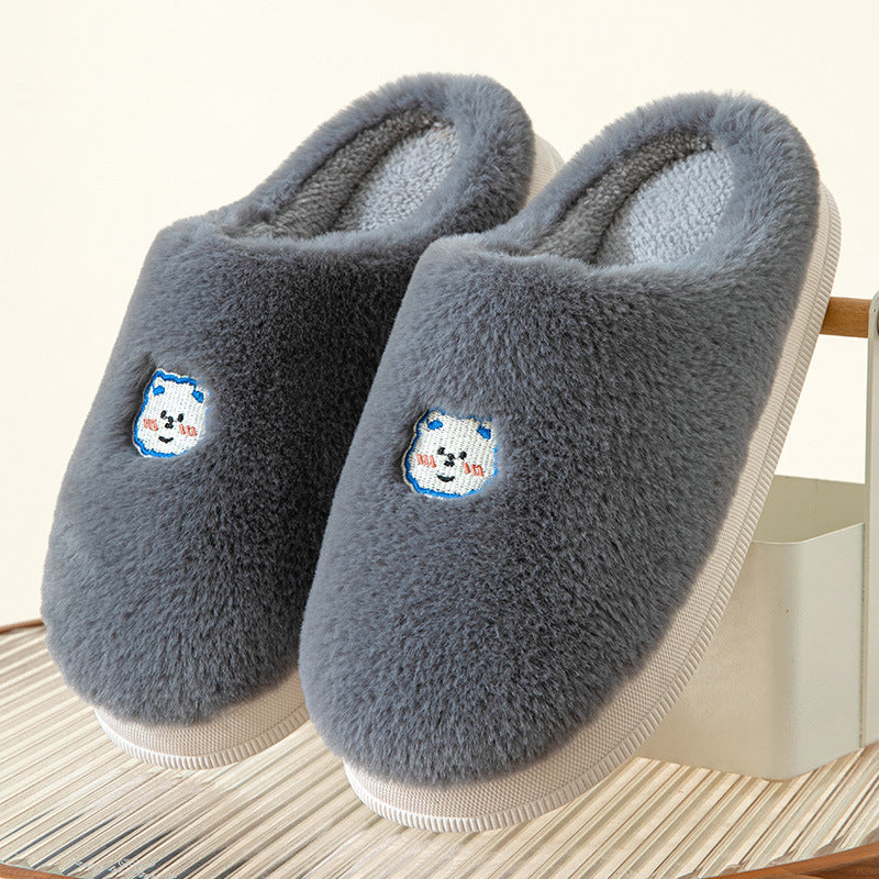 Couple Slippers Winter Household Indoor