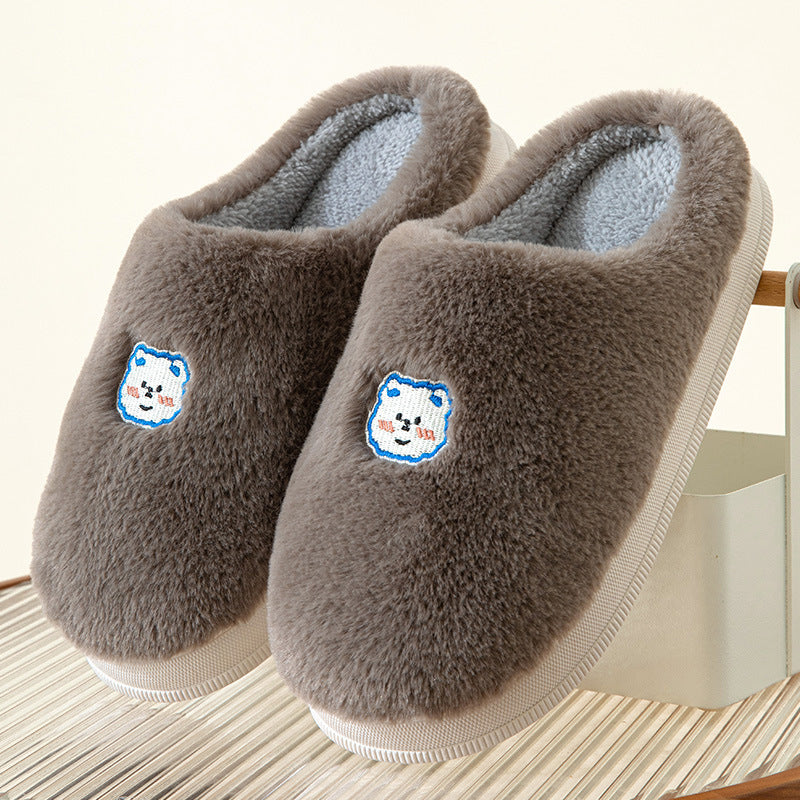 Couple Slippers Winter Household Indoor