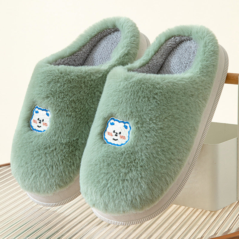 Couple Slippers Winter Household Indoor