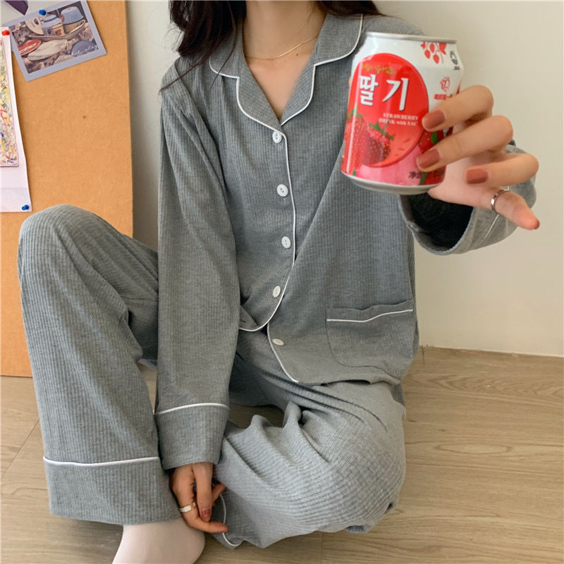 Japanese Pajamas Women Ins Sweet And Simple Homewear Suit