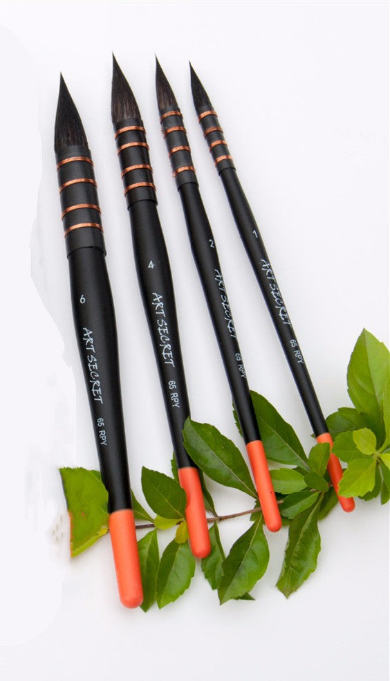 Two-color Rod Squirrel Hair Watercolor Brush