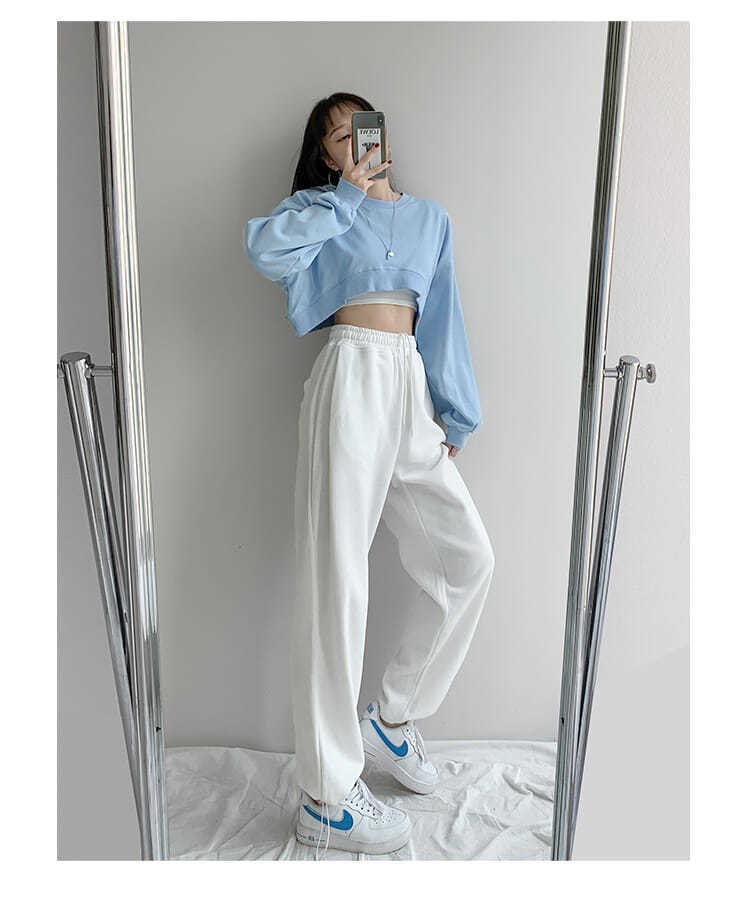 Sweatpants Women Love Pocket Loose Drawstring Drawstring Pants SpringSummer Autumn New Casual Sweatpants