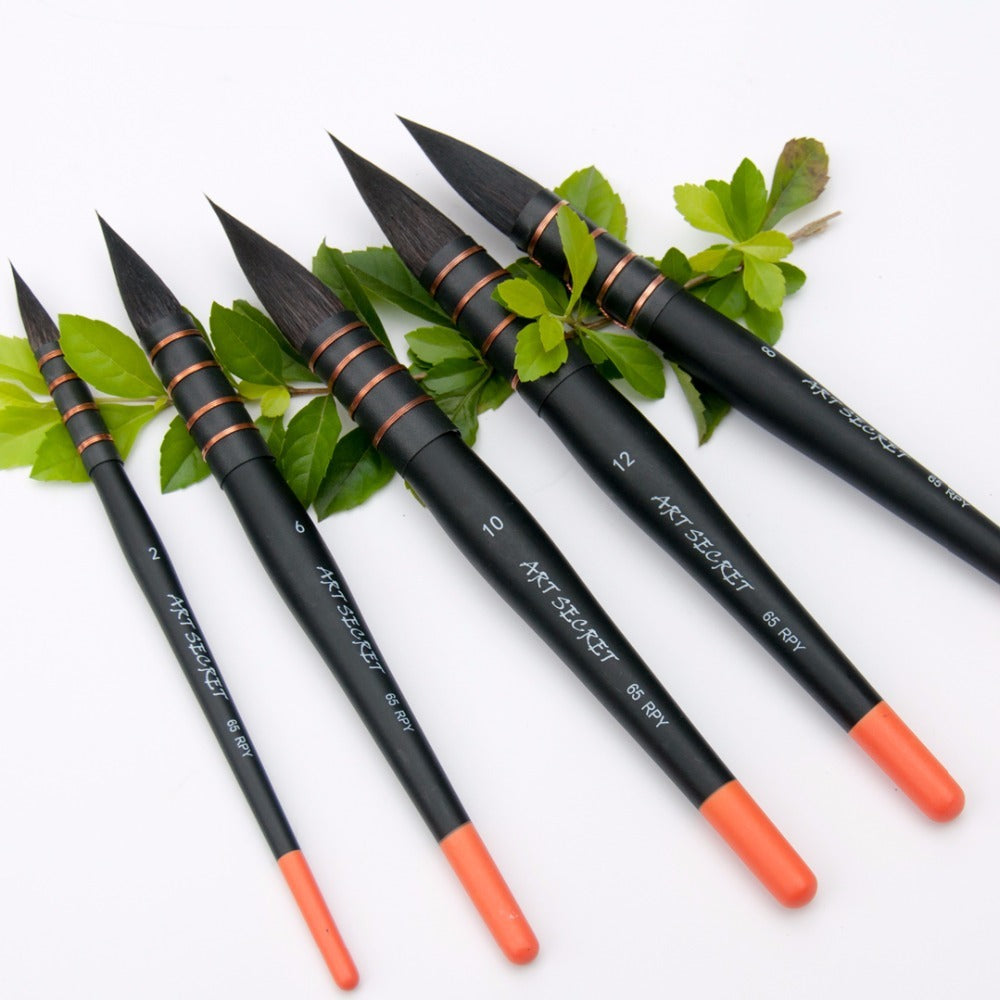 Two-color Rod Squirrel Hair Watercolor Brush