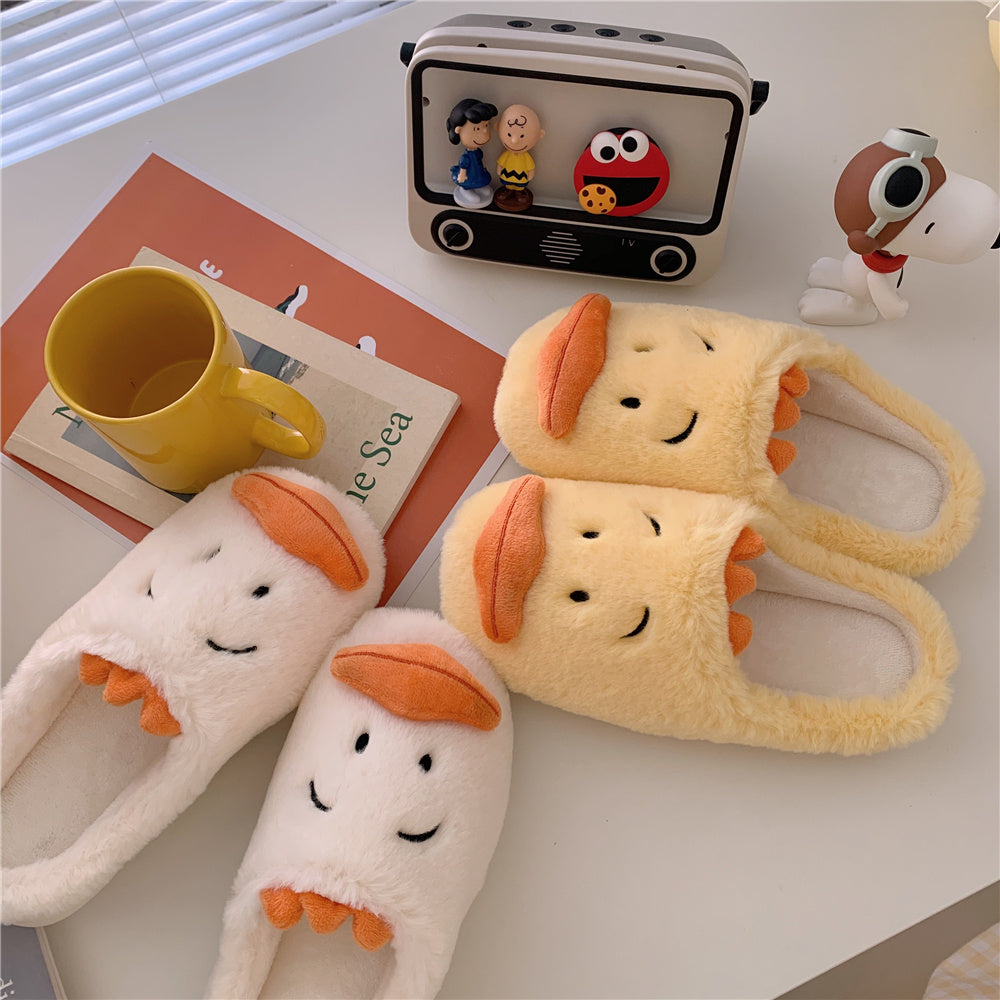 Sliver cotton slippers