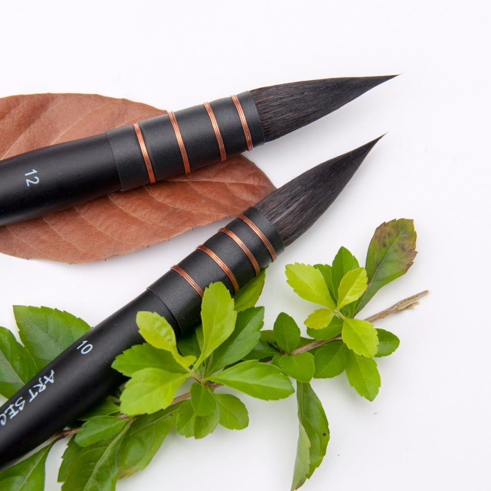 Two-color Rod Squirrel Hair Watercolor Brush